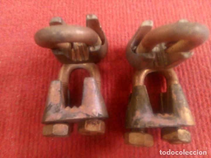Antig&uuml;edades: SUJETACABLES COBRE PICA - Foto 3