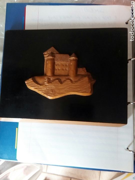Antig&uuml;edades: Cuadro de madera de un castillo - Foto 1