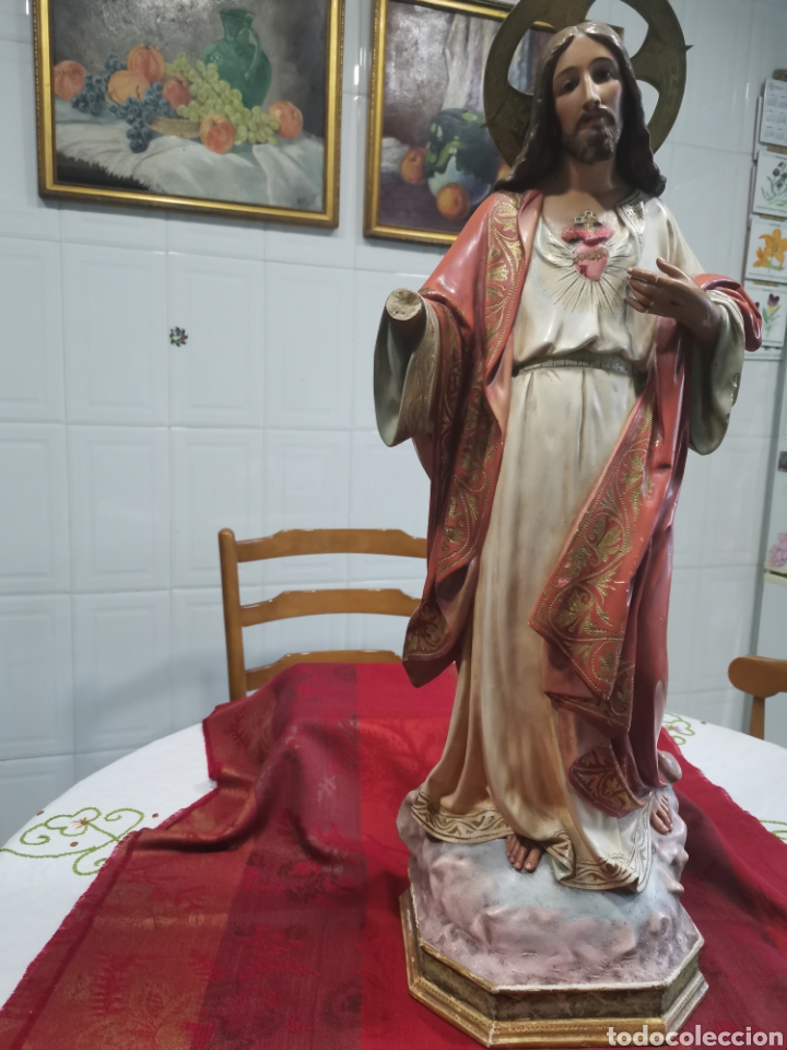 Antig&uuml;edades: Coraz&oacute;n de Jes&uacute;s de pie - Foto 7
