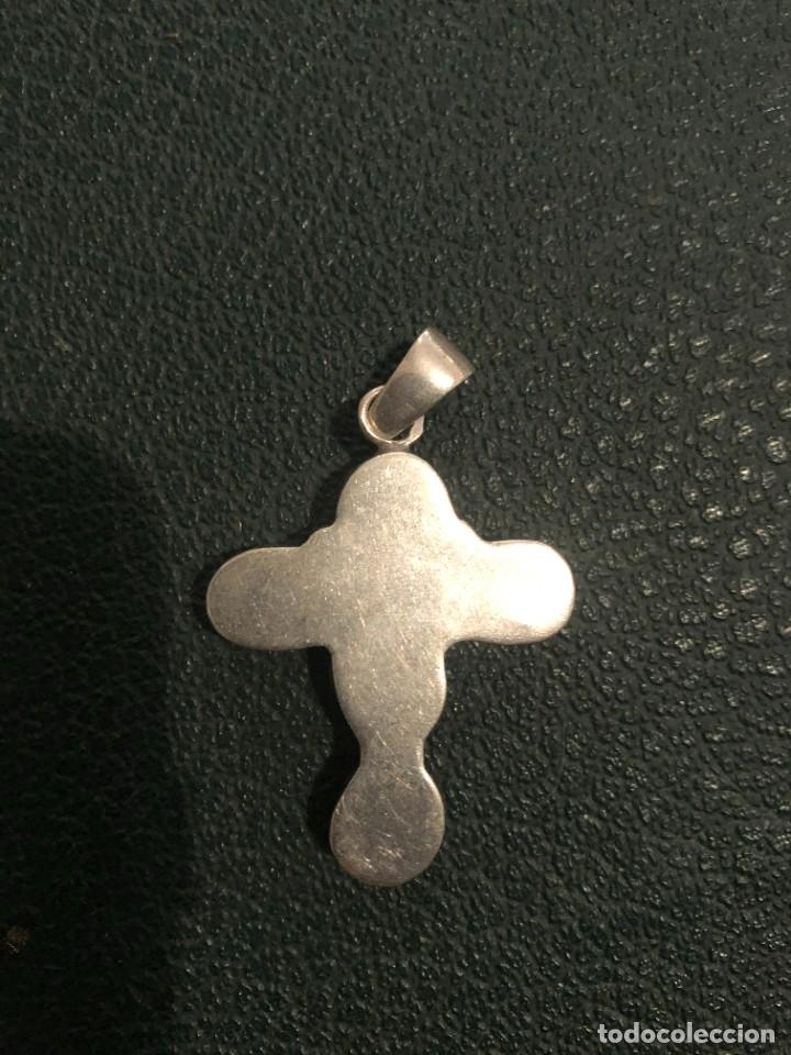 Antig&uuml;edades: CRUZ DE PLATA CON PERLAS NATURALES - Foto 4