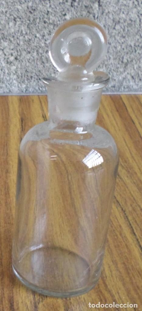 Oggetti Antichi: Tarro cristal de farmacia // Golpe &ndash; salto en la boca