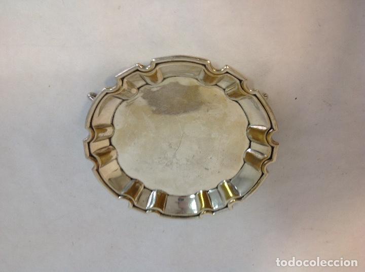 Antig&uuml;edades: Centritos de mesa de metal plateado - Foto 2