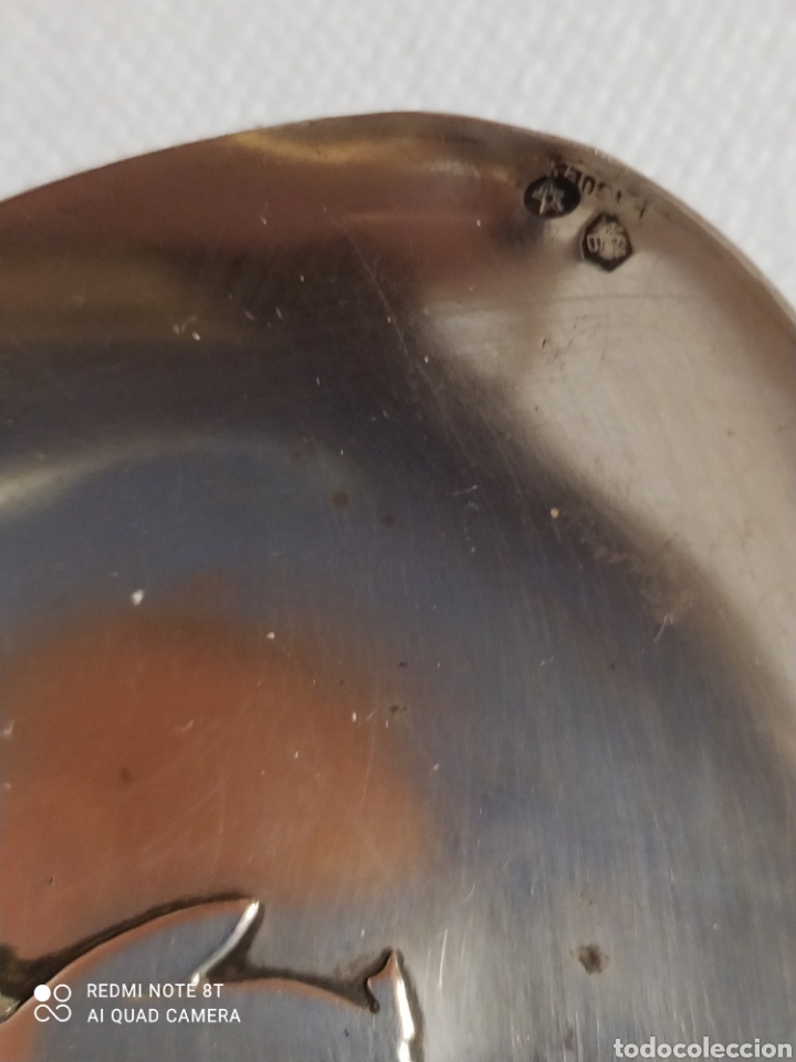 Antig&uuml;edades: Bandeja de plata ping&uuml;ino - Foto 3