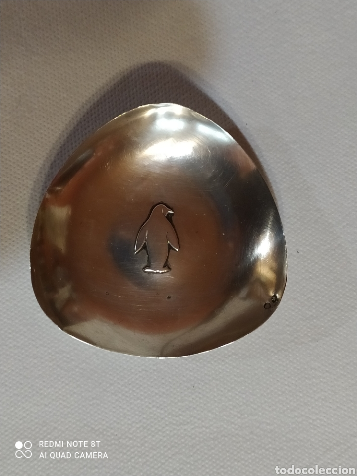 Antig&uuml;edades: Bandeja de plata ping&uuml;ino - Foto 1