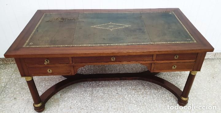 Antig&uuml;edades: Mesa de despacho Imperio - Foto 2