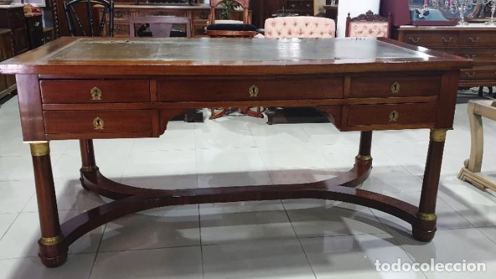 Antig&uuml;edades: Mesa de despacho Imperio - Foto 3