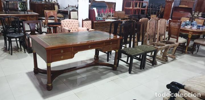 Antig&uuml;edades: Mesa de despacho Imperio - Foto 4