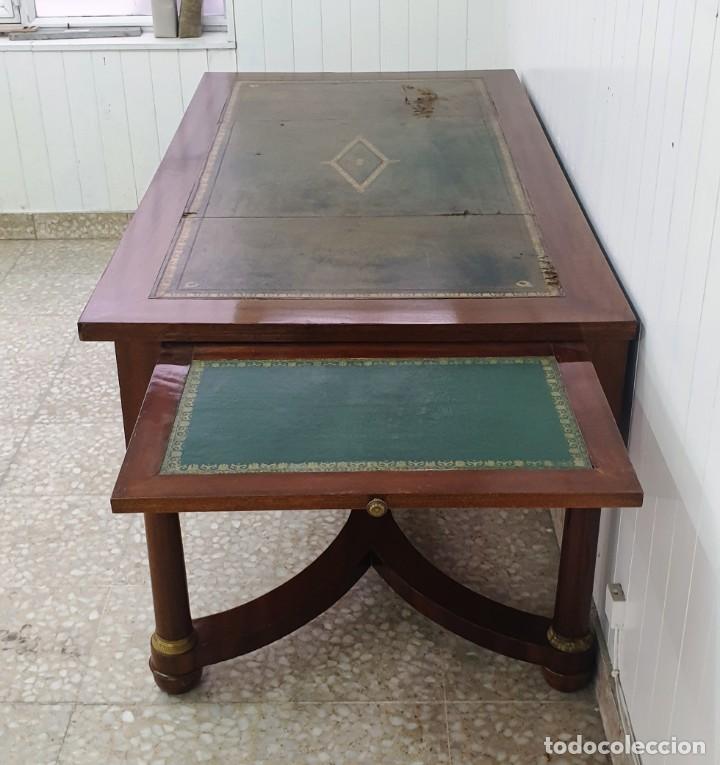 Antig&uuml;edades: Mesa de despacho Imperio - Foto 7