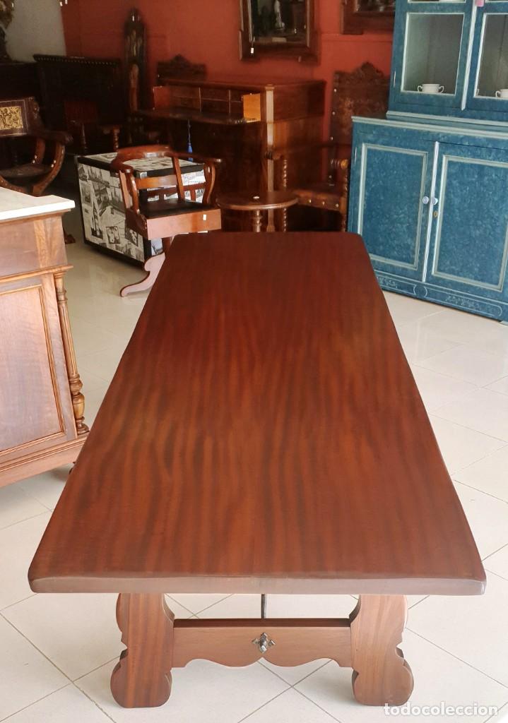 Antig&uuml;edades: Gran mesa de Sapelly Restaurada - Foto 3