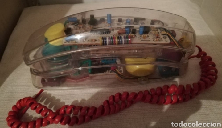 Antig&uuml;edades: TELEFONO GONDOLA TRANSPARENTE