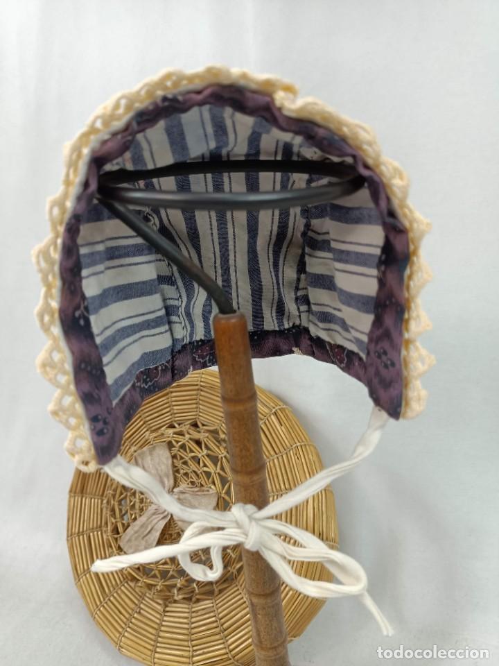 Antig&uuml;edades: GORRO DE PERCAL PARA NI&Ntilde;O - Foto 5