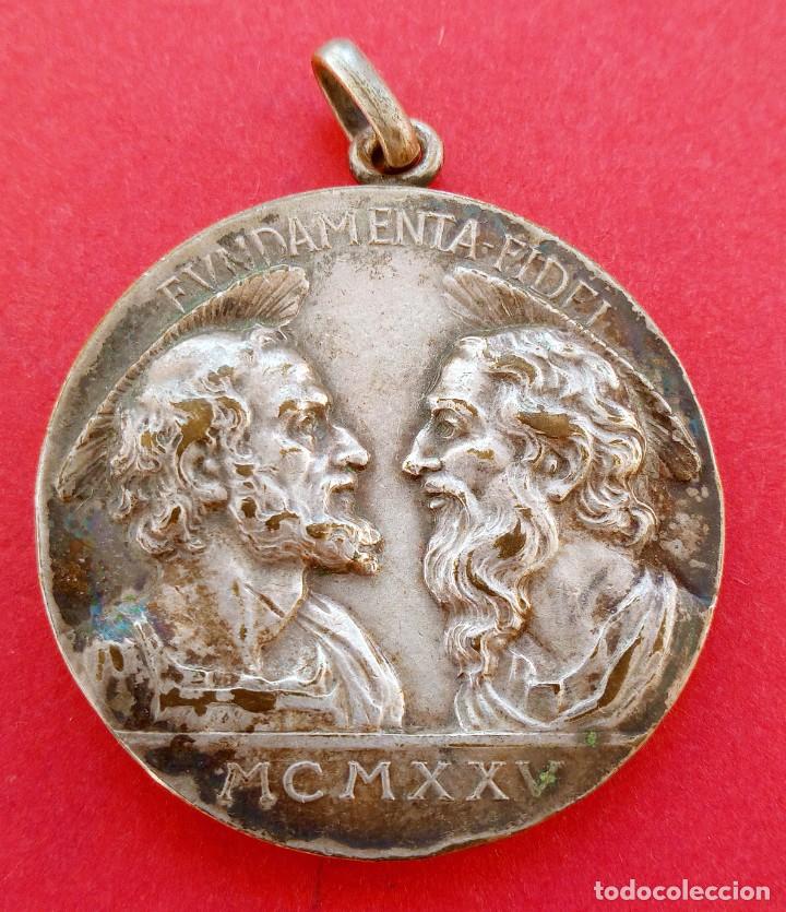 Medalla Papa Pio Ix San Pedro Y San Pablo Año Comprar Medallas Religiosas Antiguas En 