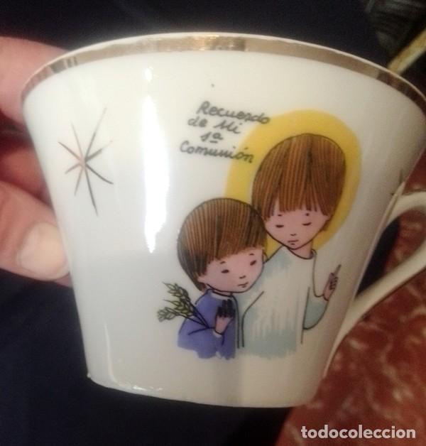 Antig&uuml;edades: taza comuni&oacute;n antigua - Foto 1