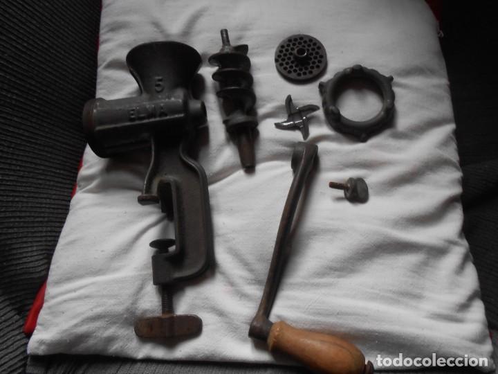 Antig&uuml;edades: PICADORA MANUAL Elma N&ordm; 5 - Foto 3