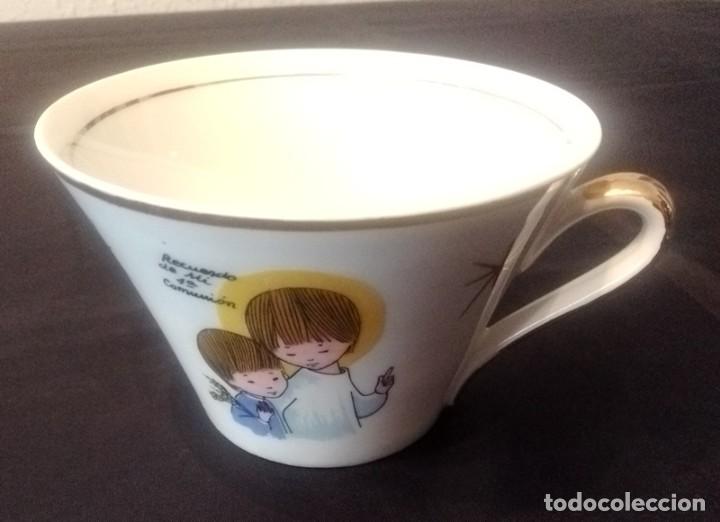 Antig&uuml;edades: taza comuni&oacute;n antigua - Foto 2