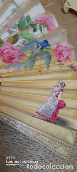 Antig&uuml;edades: Abanico Isabelino Rom&aacute;ntico REF-5576 - Foto 4