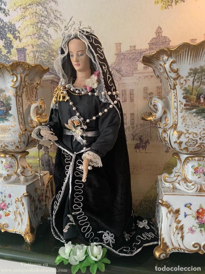 Antig&uuml;edades: Virgen de Capipota de 49cm - Foto 1