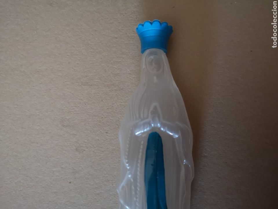 Antig&uuml;edades: Botella de Virgen de Lourdes vac&iacute;a. - Foto 2