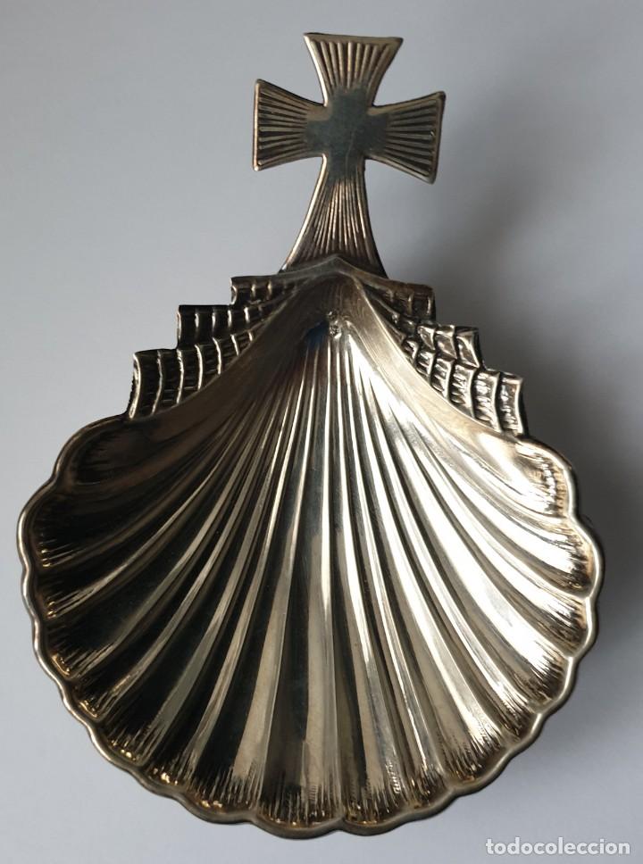 Antig&uuml;edades: Benditero de plata Pasgorcy con contrastes - Foto 1