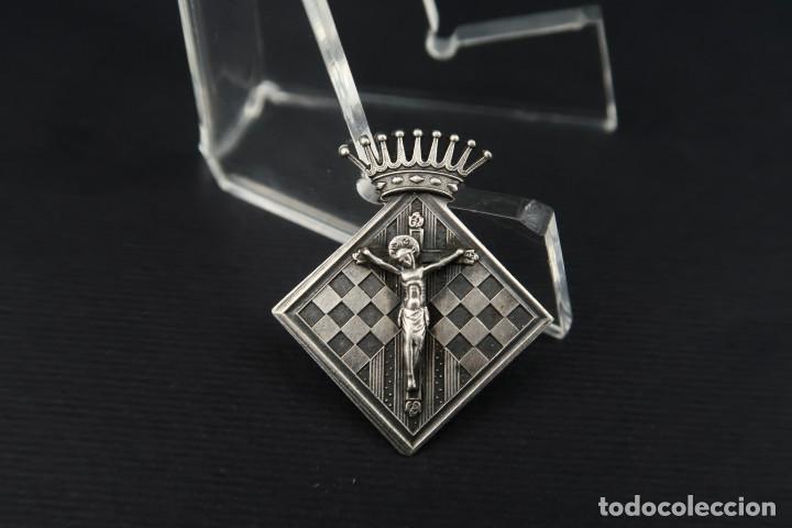Antig&uuml;edades: Antigua Medalla Religiosa de Plata - Foto 1