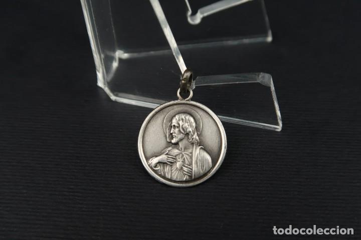Antig&uuml;edades: Antigua Medalla Religiosa de Plata - Foto 1