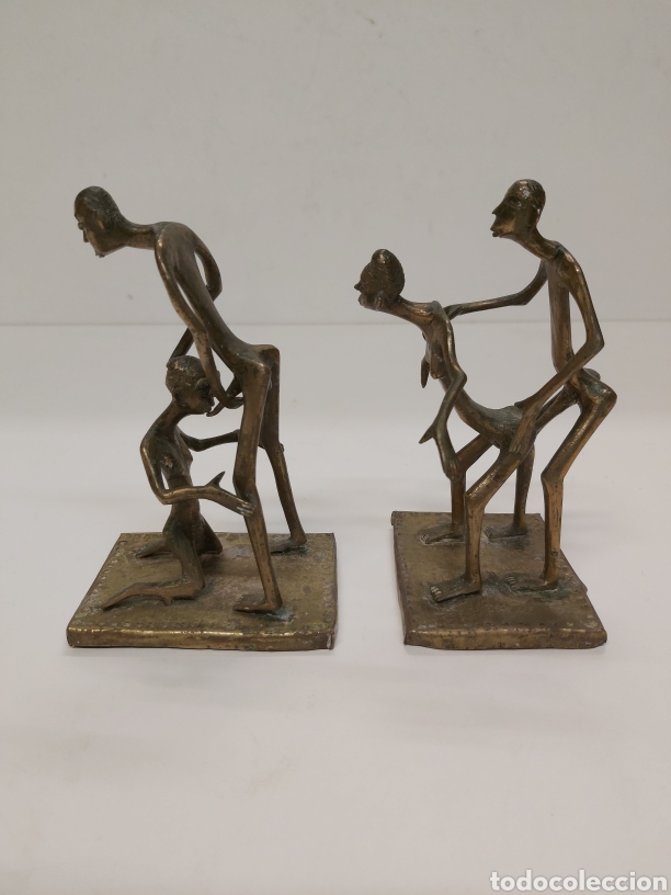 Antig&uuml;edades: Figuras er&oacute;ticas bronce - Foto 1