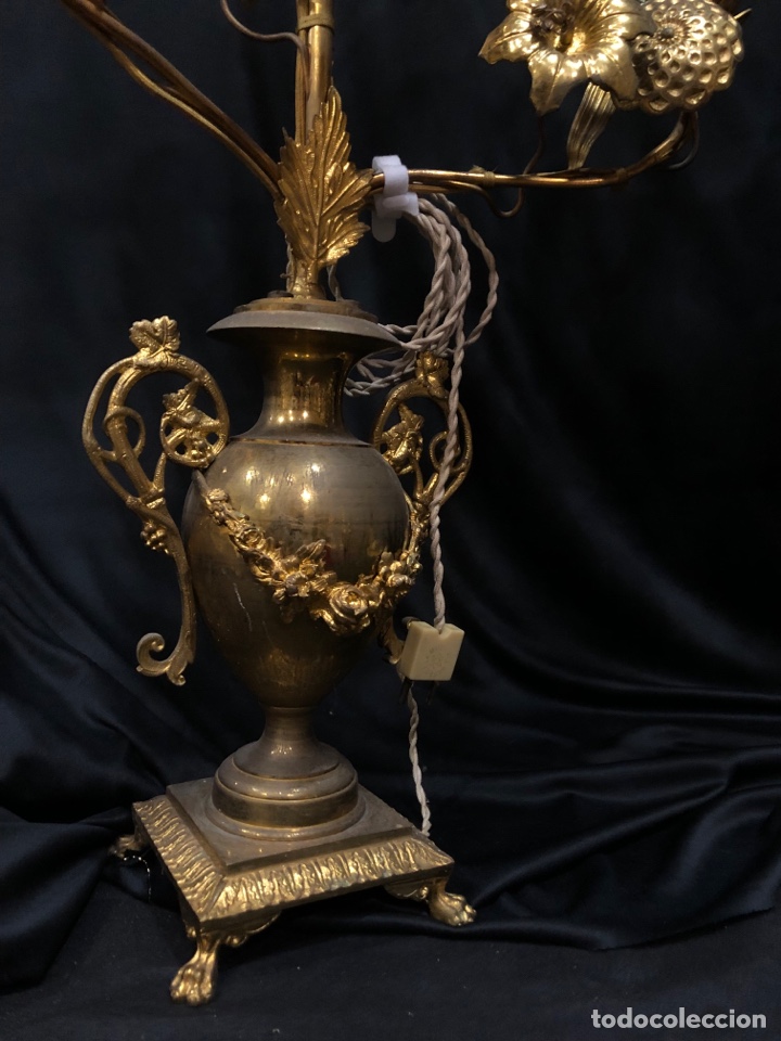 Antig&uuml;edades: Gran pareja de candelabros - Foto 4