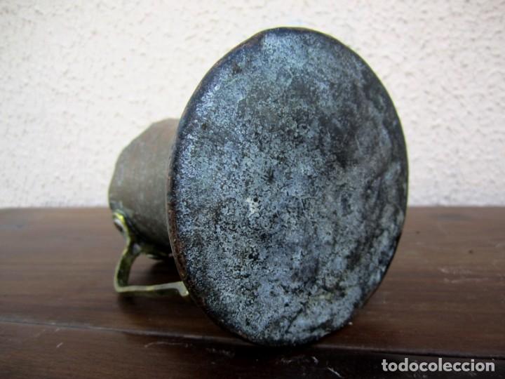 Antig&uuml;edades: Jarrita cobre con asa de bronce A - Foto 5
