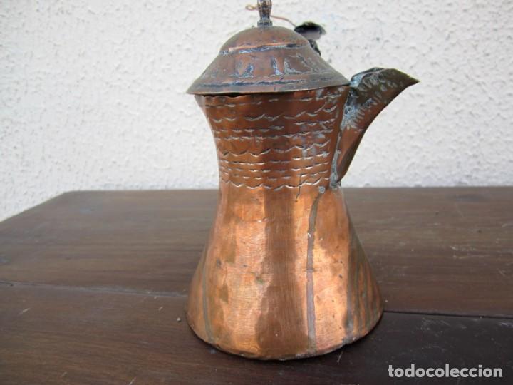 Antig&uuml;edades: Jarrita cobre con mango plegable - Foto 6