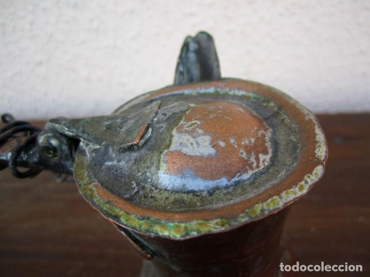 Antig&uuml;edades: Jarrita cobre con mango de cobre SXVIII - Foto 4