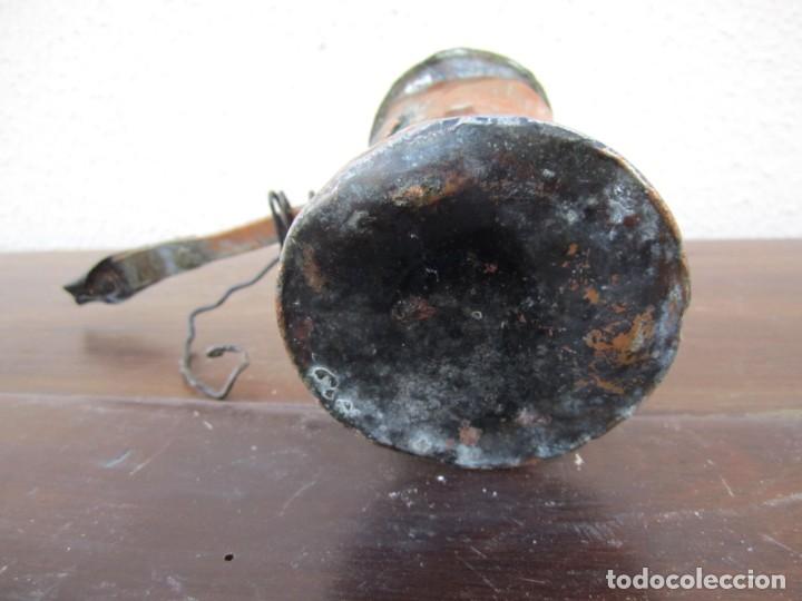 Antig&uuml;edades: Jarrita cobre con mango de cobre SXVIII - Foto 5