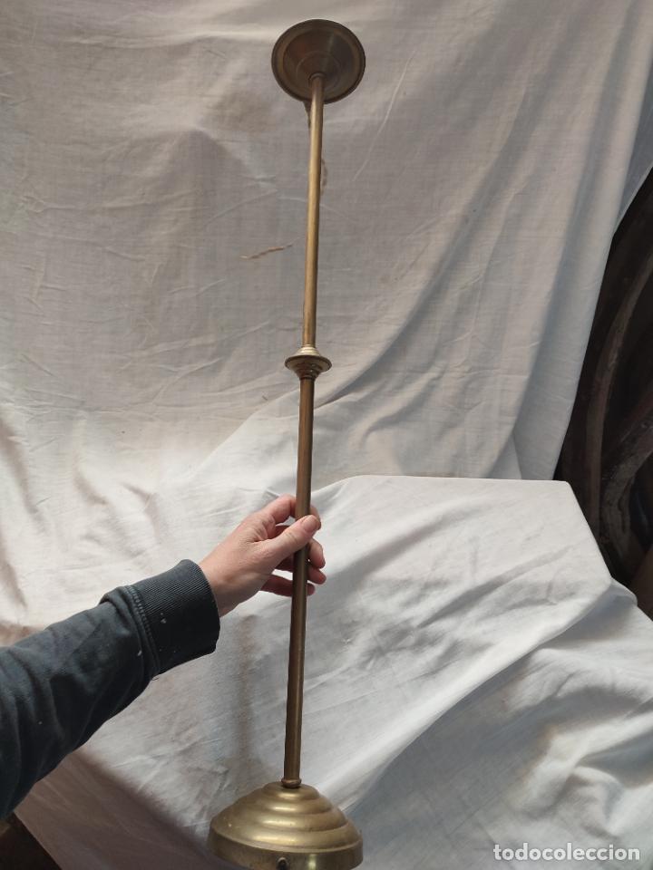 Antig&uuml;edades: LAMPARA DE BRONCE , SIN TULIPA - Foto 1