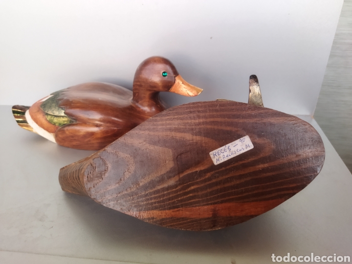Antig&uuml;edades: Par de antiguos patos de madera - Foto 3