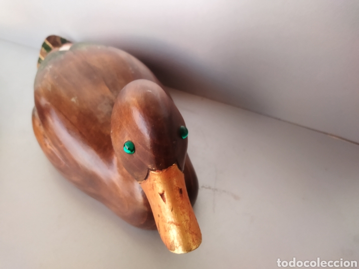 Antig&uuml;edades: Par de antiguos patos de madera - Foto 8