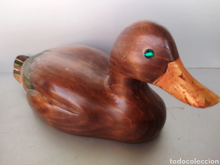 Antig&uuml;edades: Par de antiguos patos de madera - Foto 9