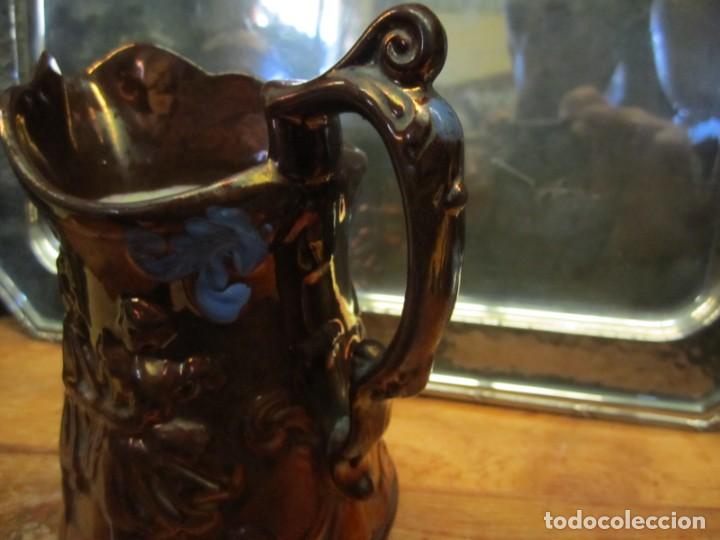 Antig&uuml;edades: Jarra Bristol dibujos azul claro - Foto 7