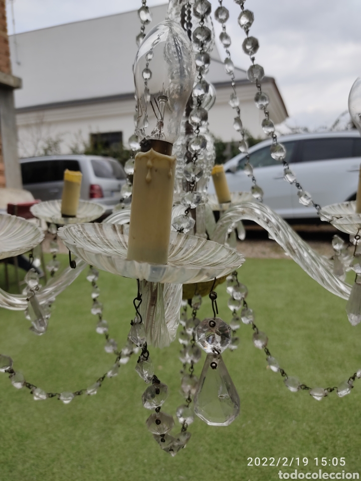 Antig&uuml;edades: Antigua l&aacute;mpara de l&aacute;grimas - Foto 5