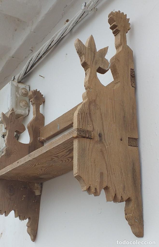 Antig&uuml;edades: ANTIGUA ESTANTER&Iacute;A DE MUSEO - Foto 2