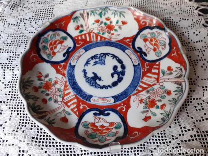 Antig&uuml;edades: Imari Plato Japon&eacute;s - Foto 2