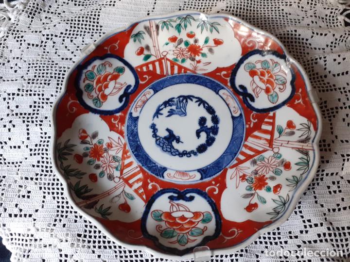 Antig&uuml;edades: Imari Plato Japon&eacute;s - Foto 1