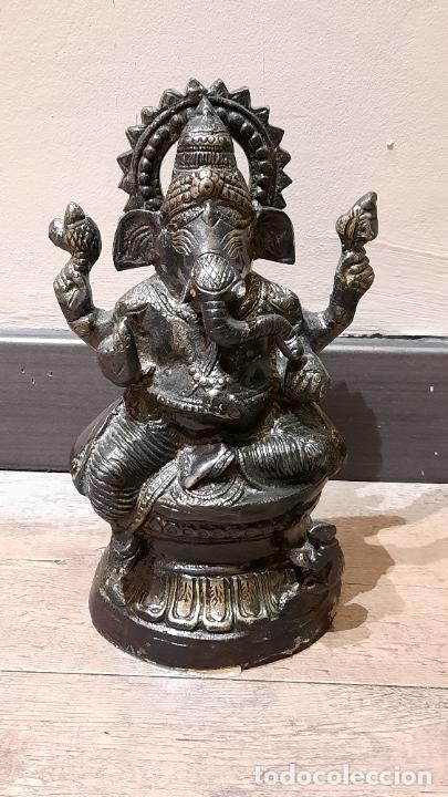 Oggetti Antichi: BRONCE GANESHA - DIOS INDUISTA