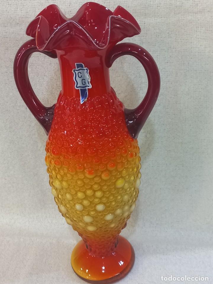 Antig&uuml;edades: JARR&Oacute;N ( MURANO) ROJO - Foto 1