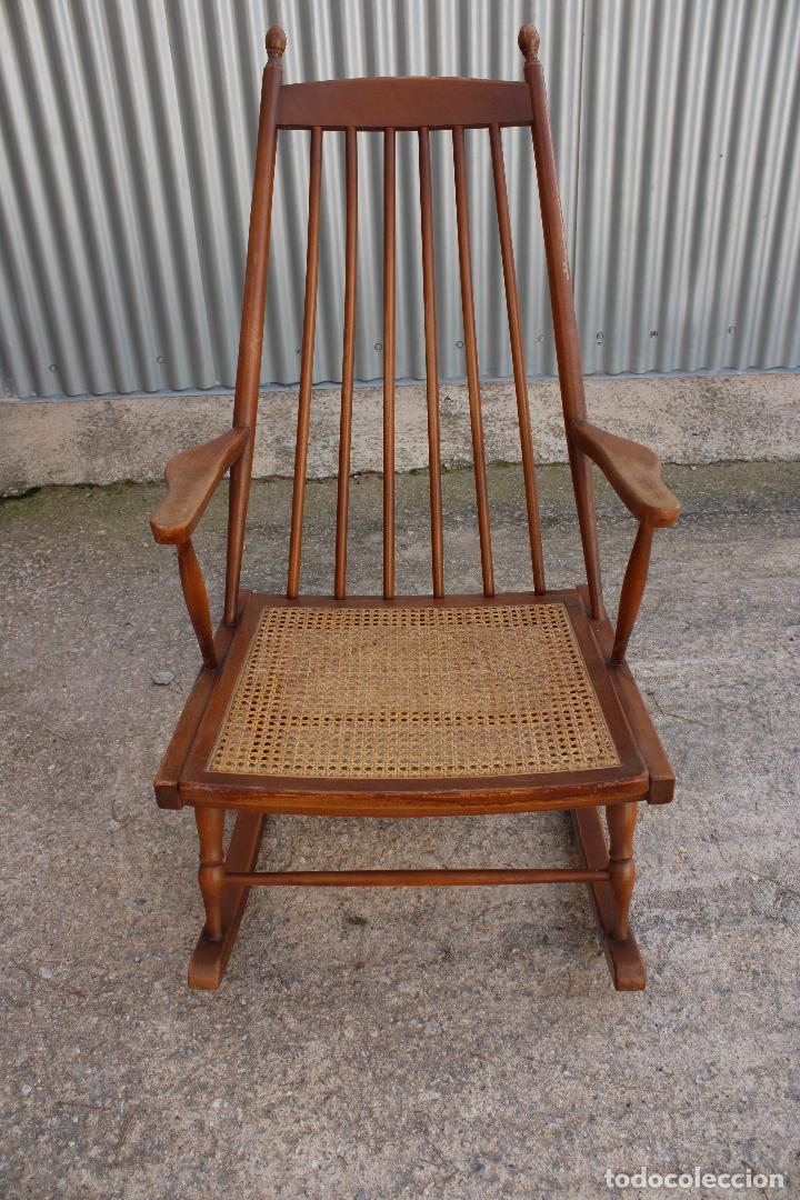Antig&uuml;edades: sillon mecedora vintage - Foto 2