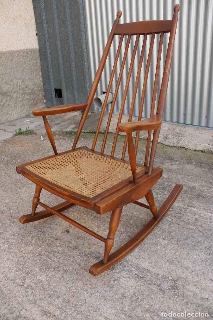 Antig&uuml;edades: sillon mecedora vintage - Foto 3