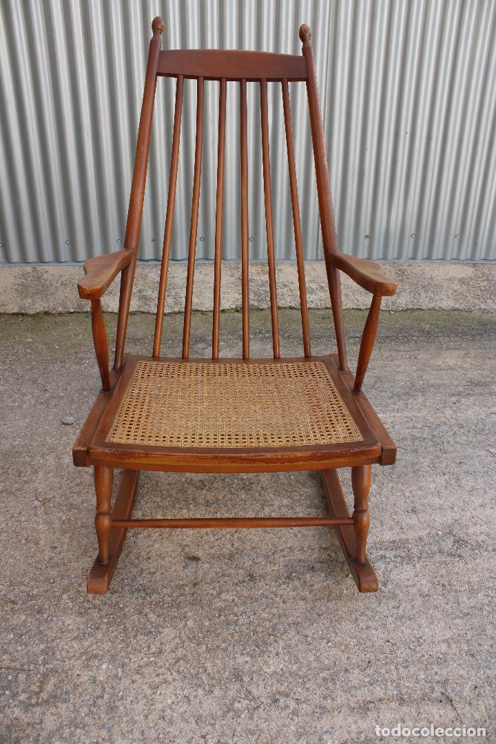 Antig&uuml;edades: sillon mecedora vintage - Foto 4