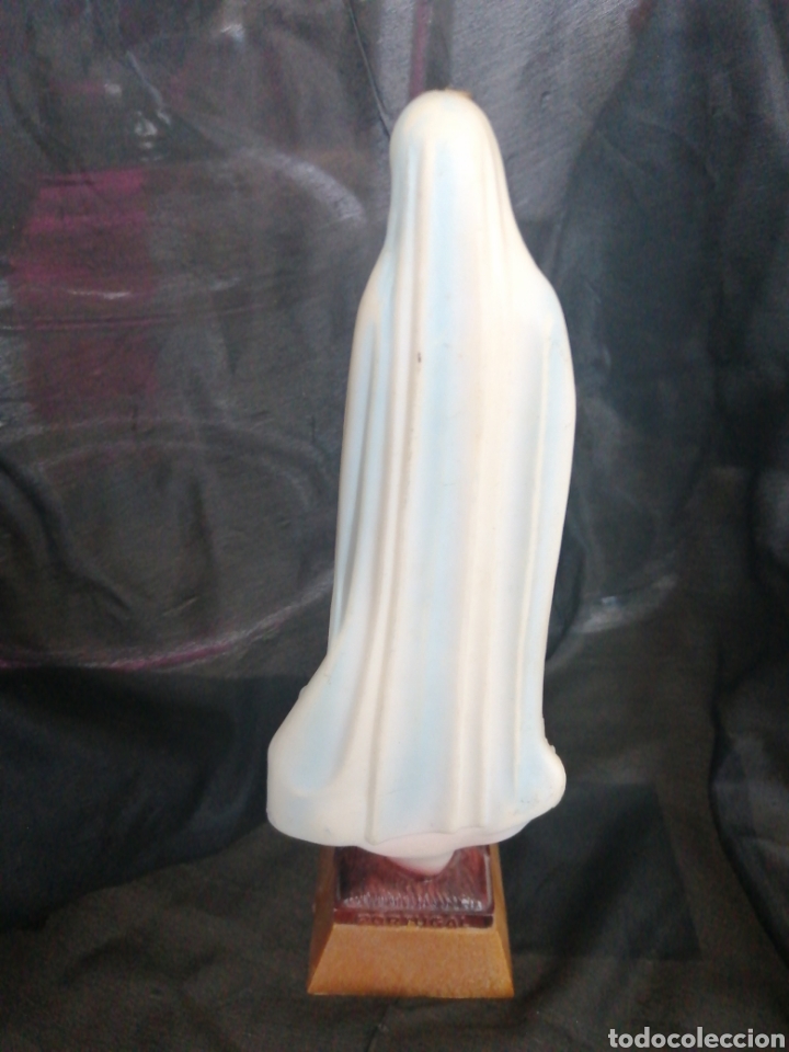 Antig&uuml;edades: VIRGEN F&Aacute;TIMA, RESINA, 17 CM. - Foto 3