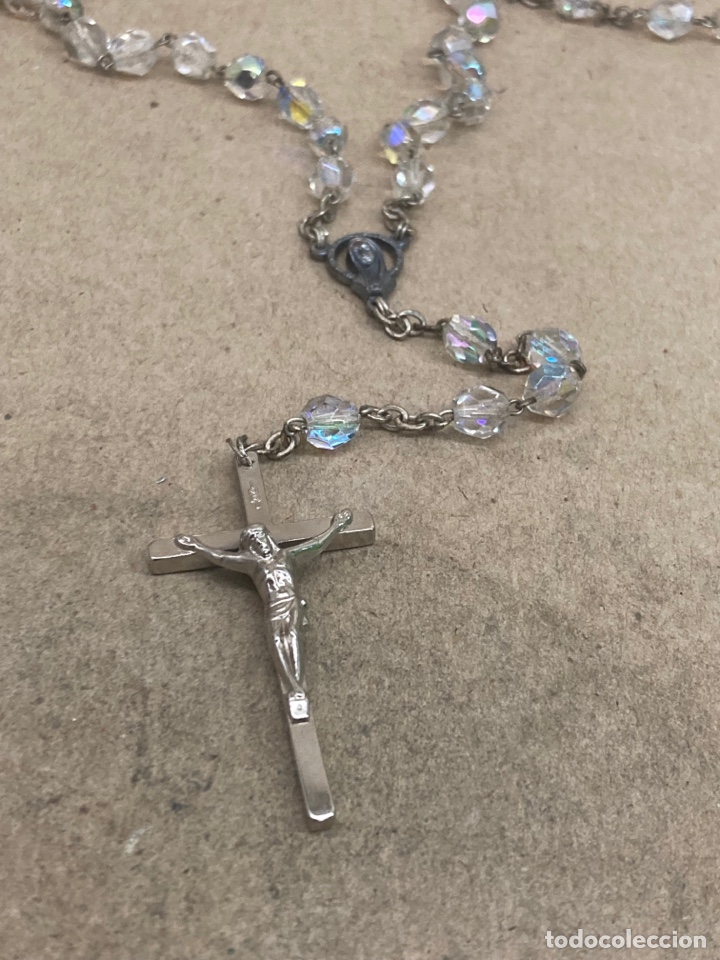 Antig&uuml;edades: Rosario de metal - Foto 2