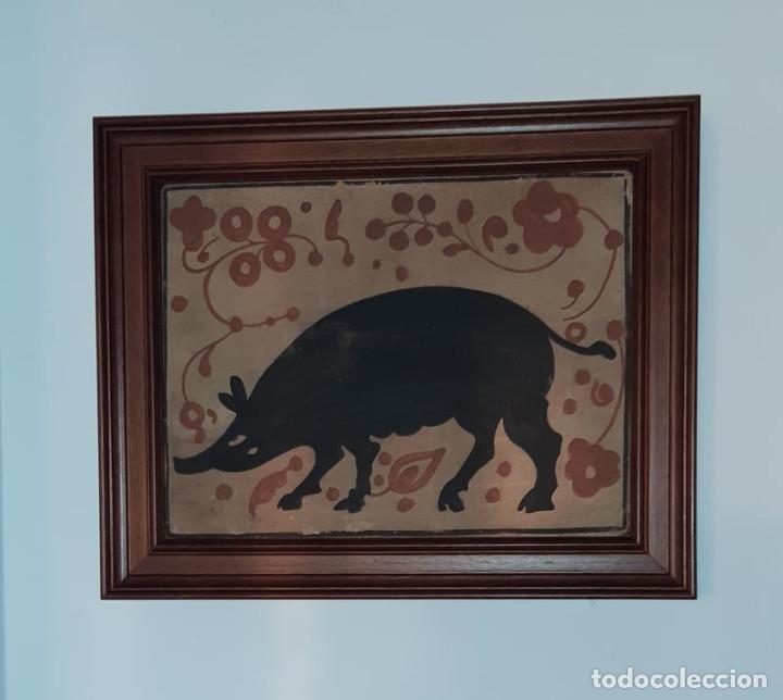 Antig&uuml;edades: SOCARRAT IMAGEN CERDO - Foto 1