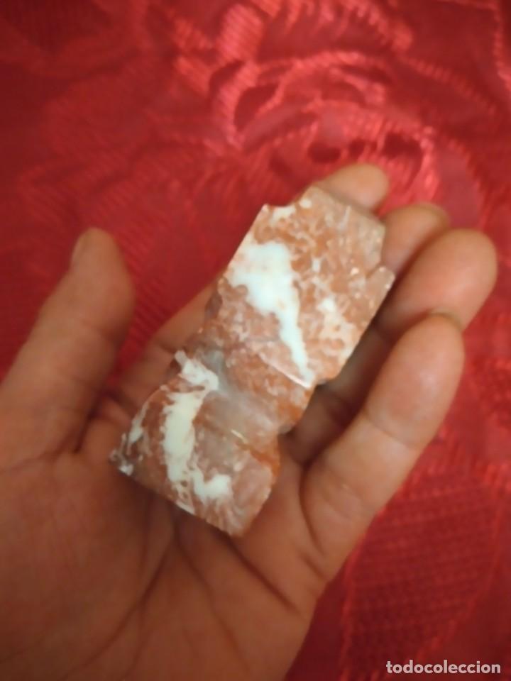 Antig&uuml;edades: cabeza moai de m&aacute;rmol rosa. - Foto 6