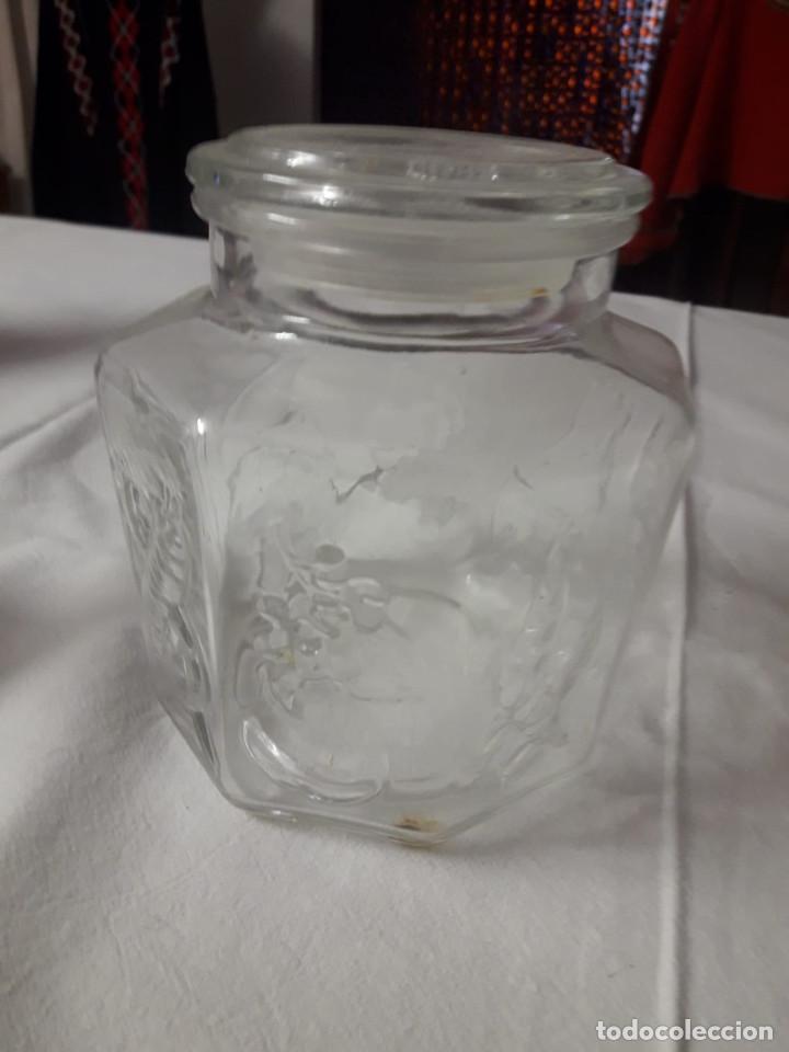 Antig&uuml;edades: Tarro de cristal heptagonal - Foto 2